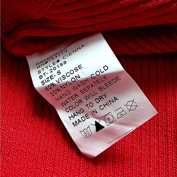 Women’s Balboa Red long sleeve Top Sz S - Picture 7 of 7